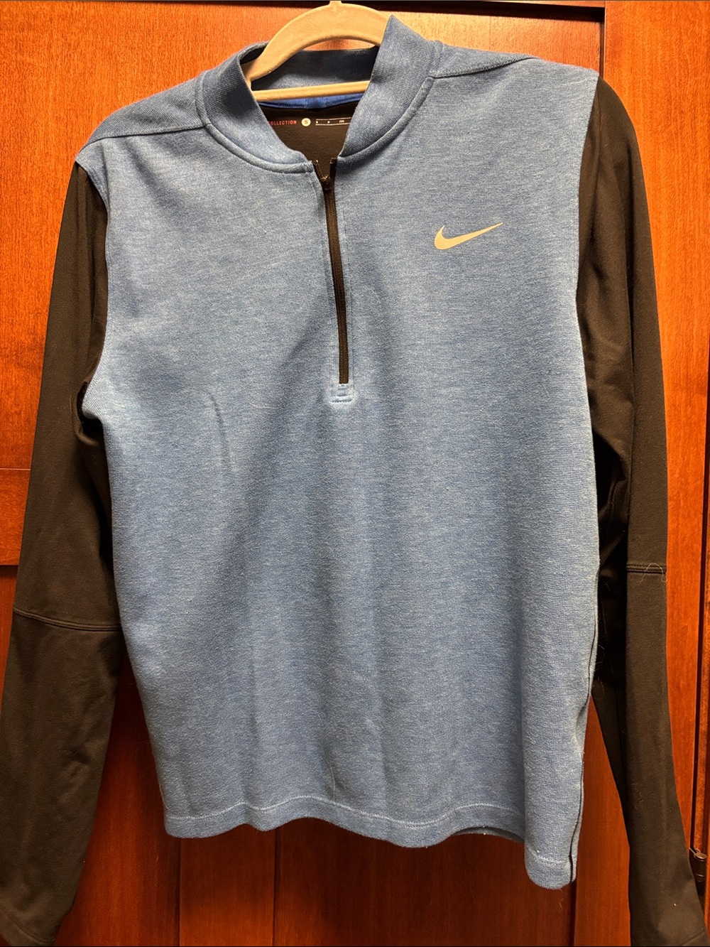 Nike Tiger Woods Heather Quarter-Zip Pullover Mens small